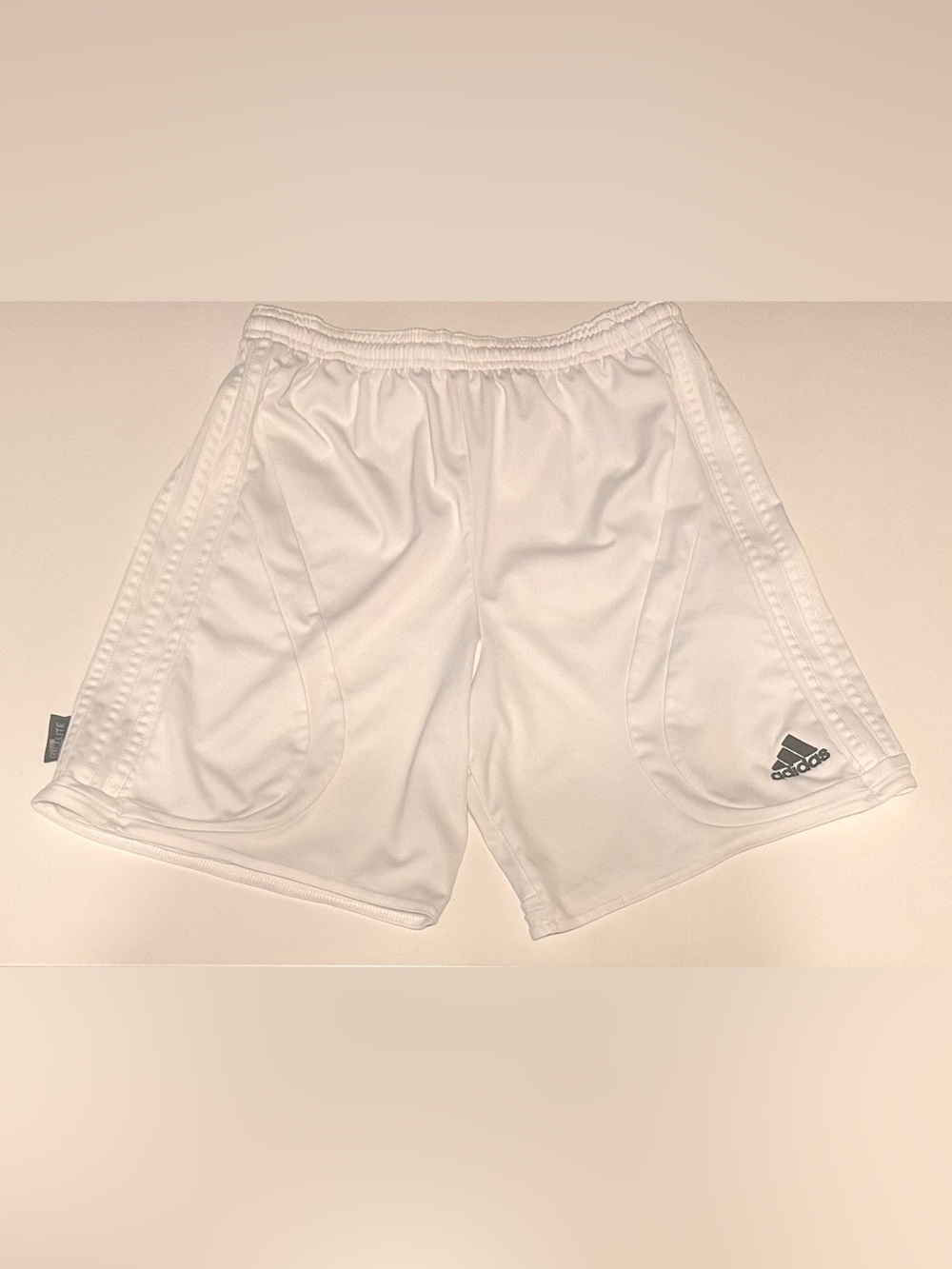 Vintage adidas Squadra II Climalite Soccer Shorts Youth Large White Black